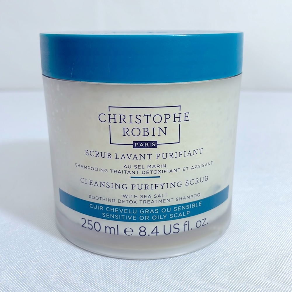 Christophe Robin Paris cleaning purifying scrub sea salt detox shampoo 8.4 oz